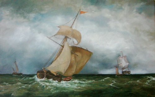 Oil Painting - Seascape
